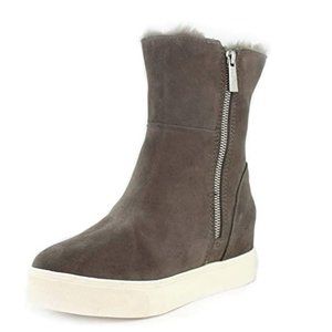 J Slides Winnie Waterproof Suede Bootie